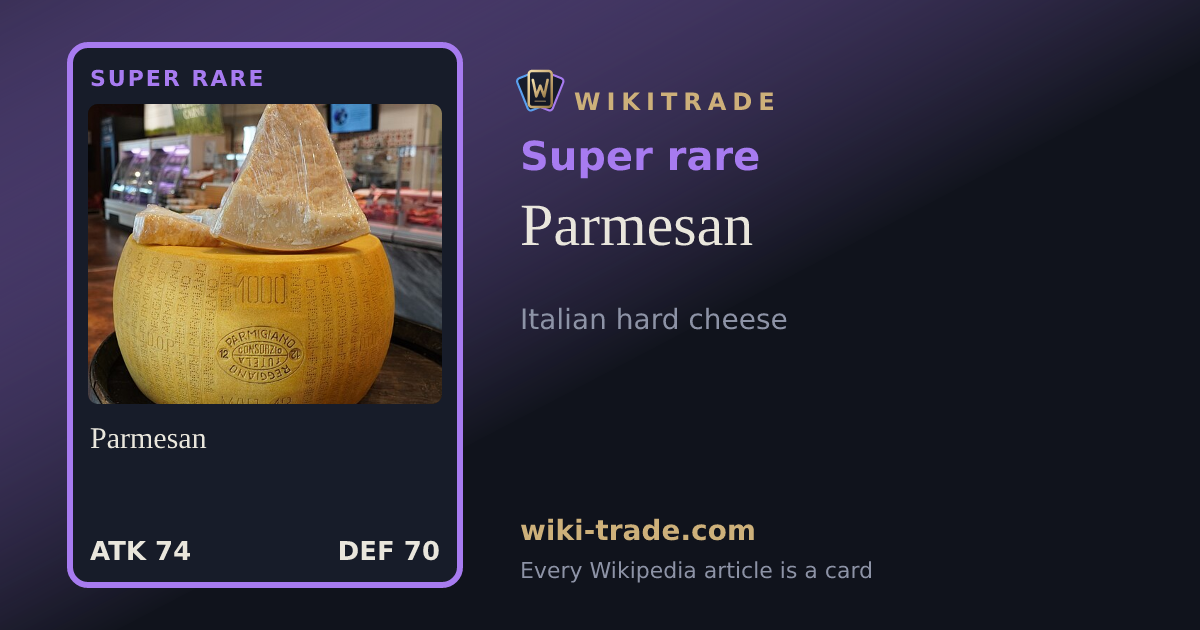 Parmesan — Super rare card
