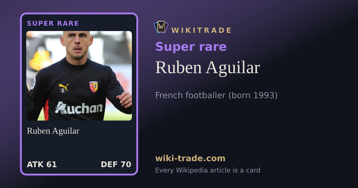 Ruben Aguilar — Super rare card