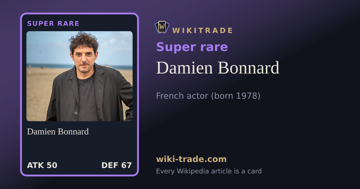 Damien Bonnard — Super rare card