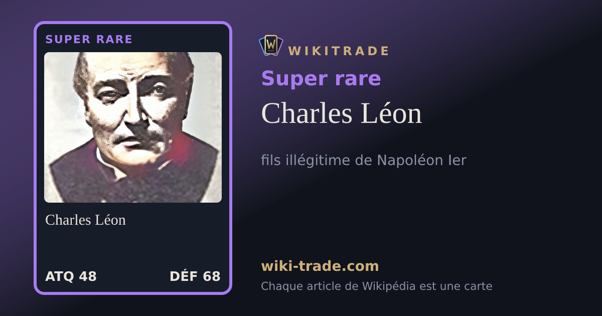 Charles Léon — carte Super rare