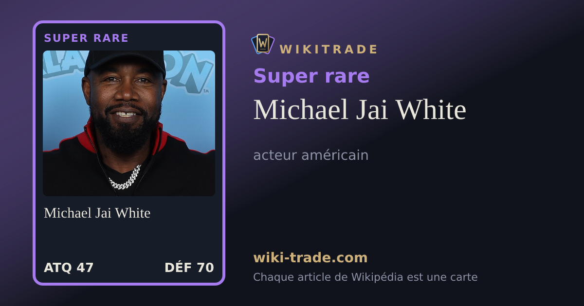Michael Jai White — carte Super rare