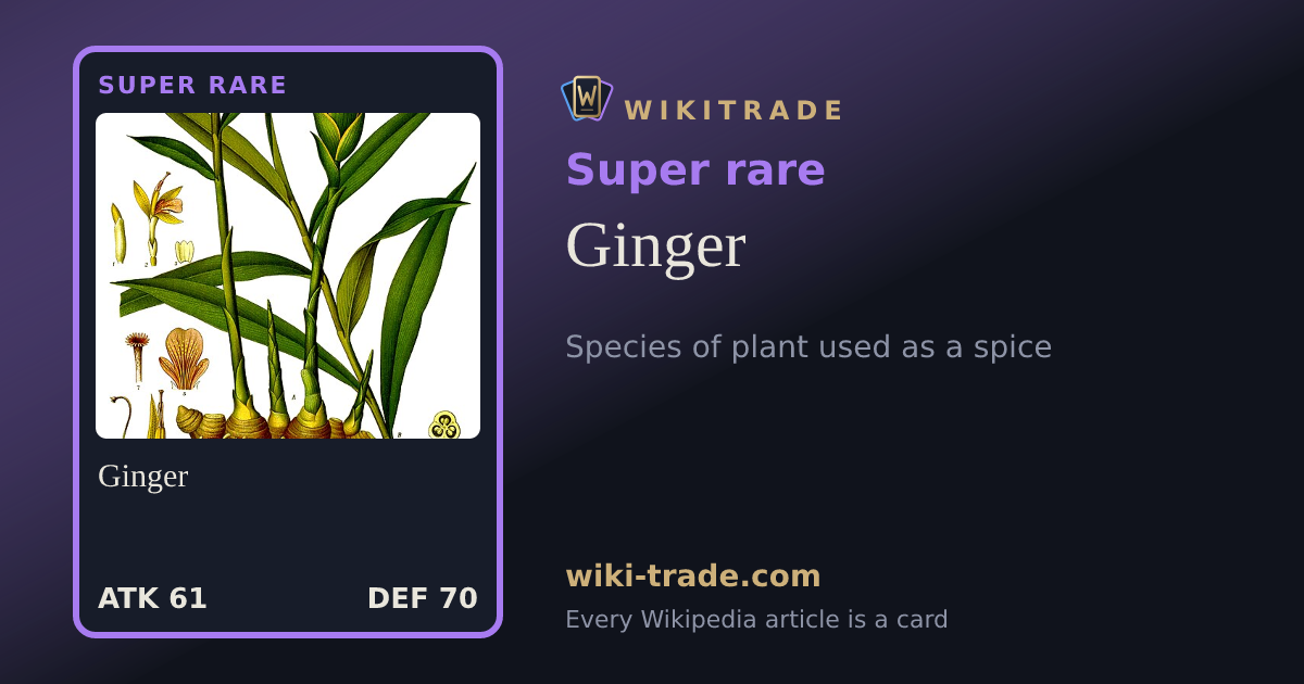 Ginger — Super rare card