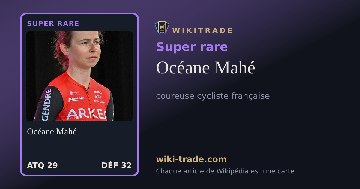 Océane Mahé — carte Super rare