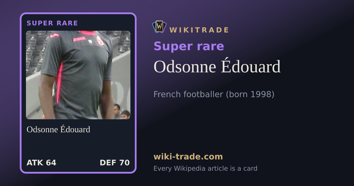 Odsonne Édouard — Super rare card