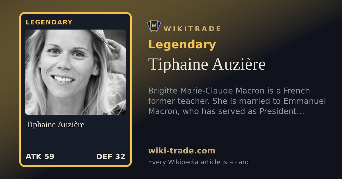 Tiphaine Auzière — Legendary card