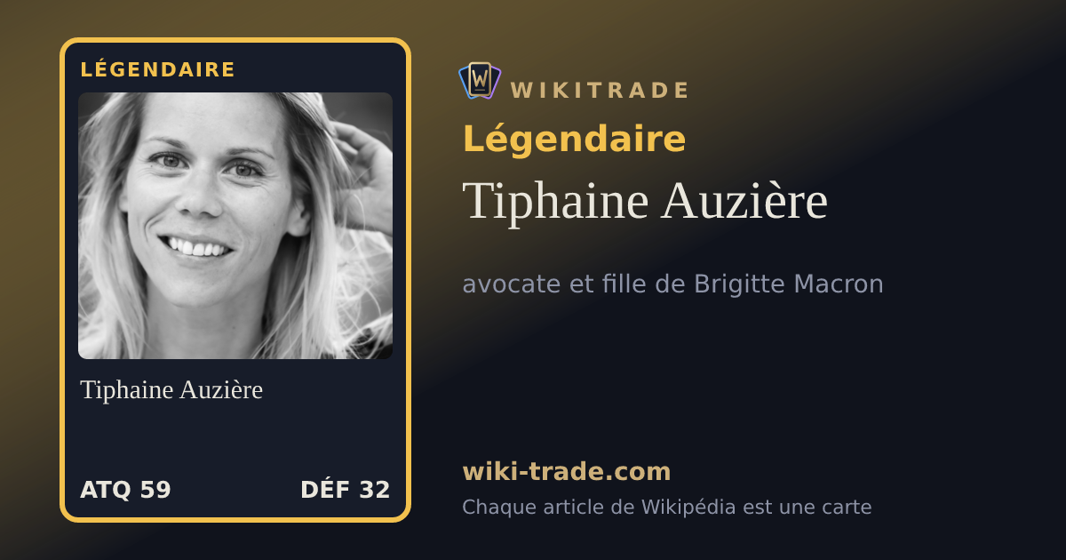 Tiphaine Auzière — carte Légendaire