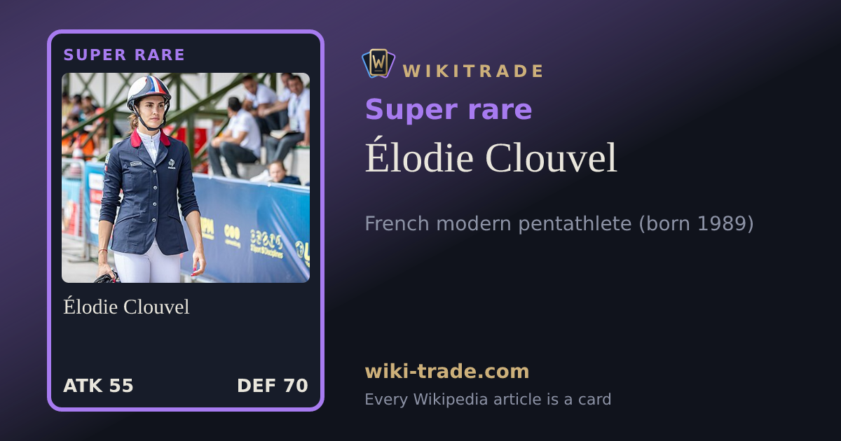 Élodie Clouvel — Super rare card