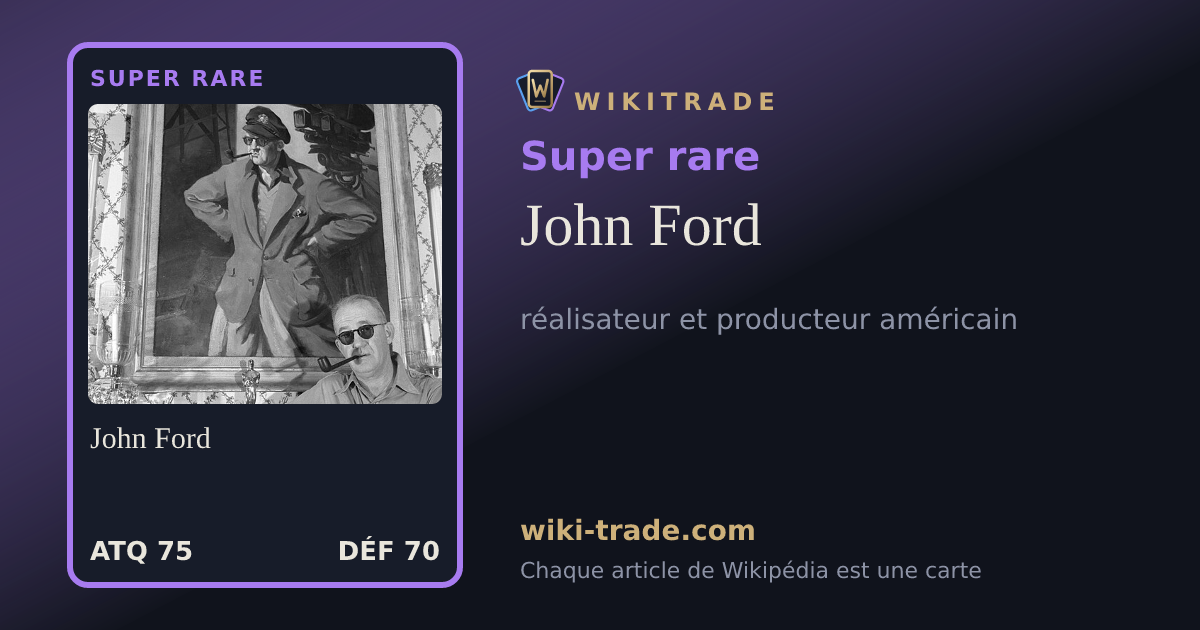 John Ford — carte Super rare