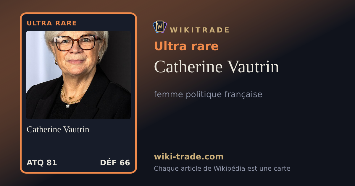 Catherine Vautrin — carte Ultra rare
