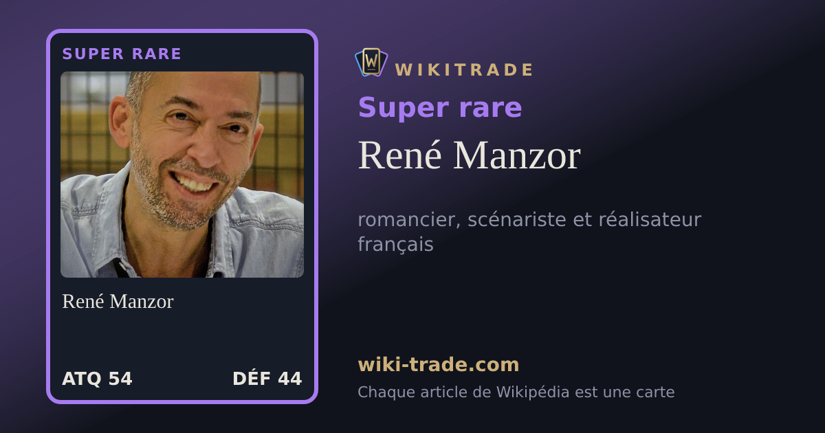 René Manzor — carte Super rare