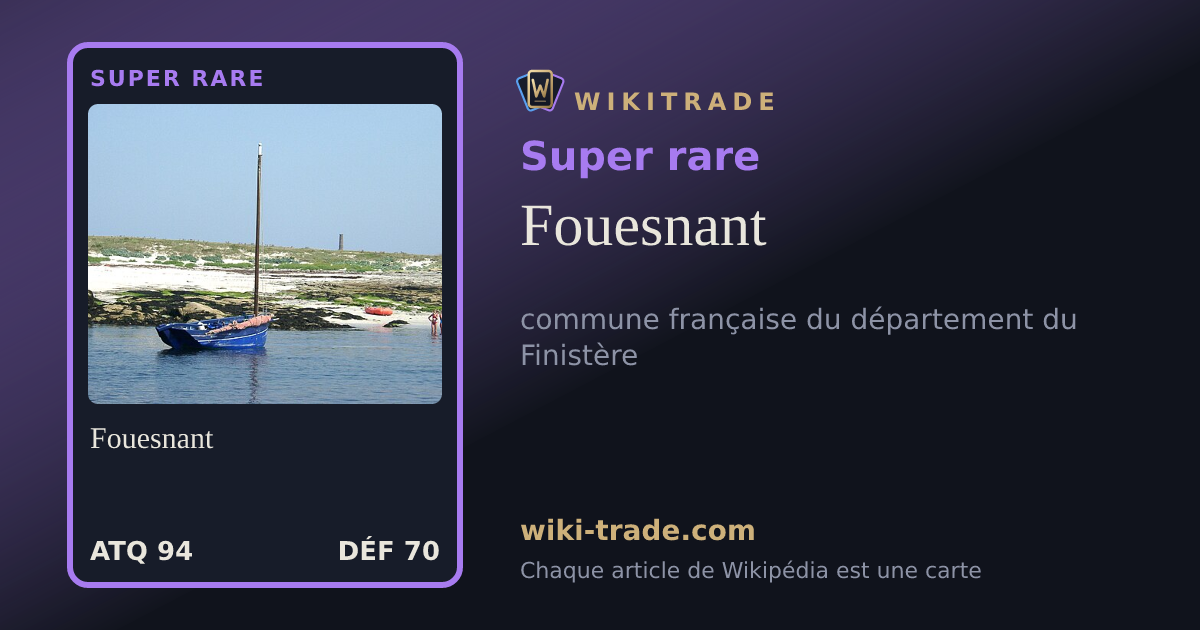 Fouesnant — carte Super rare