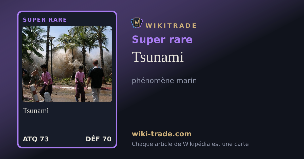 Tsunami — carte Super rare