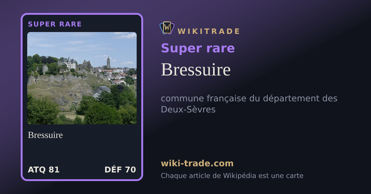 Bressuire — carte Super rare