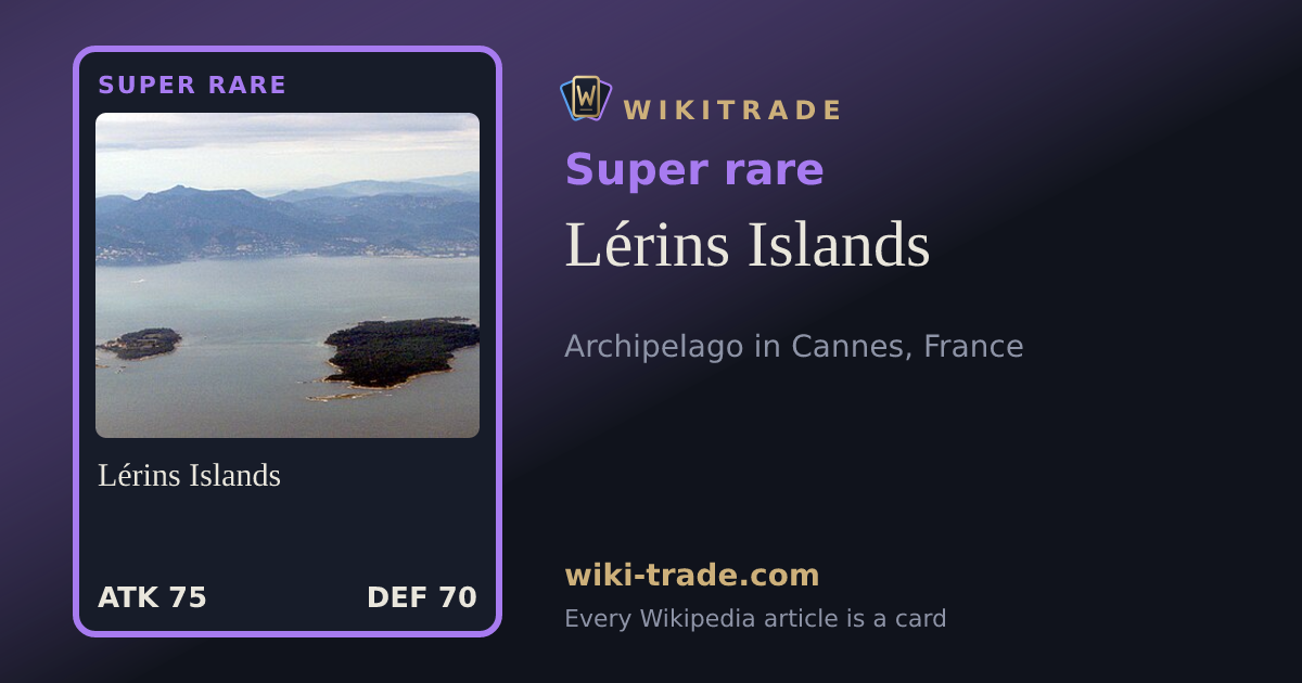 Lérins Islands — Super rare card