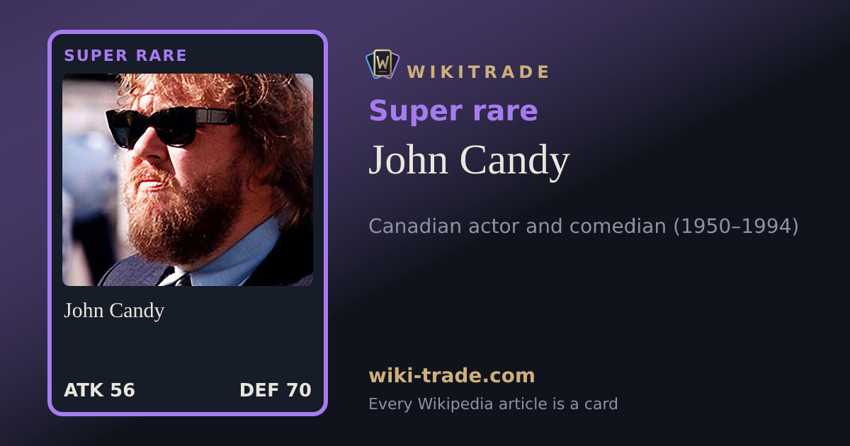 John Candy — Super rare card