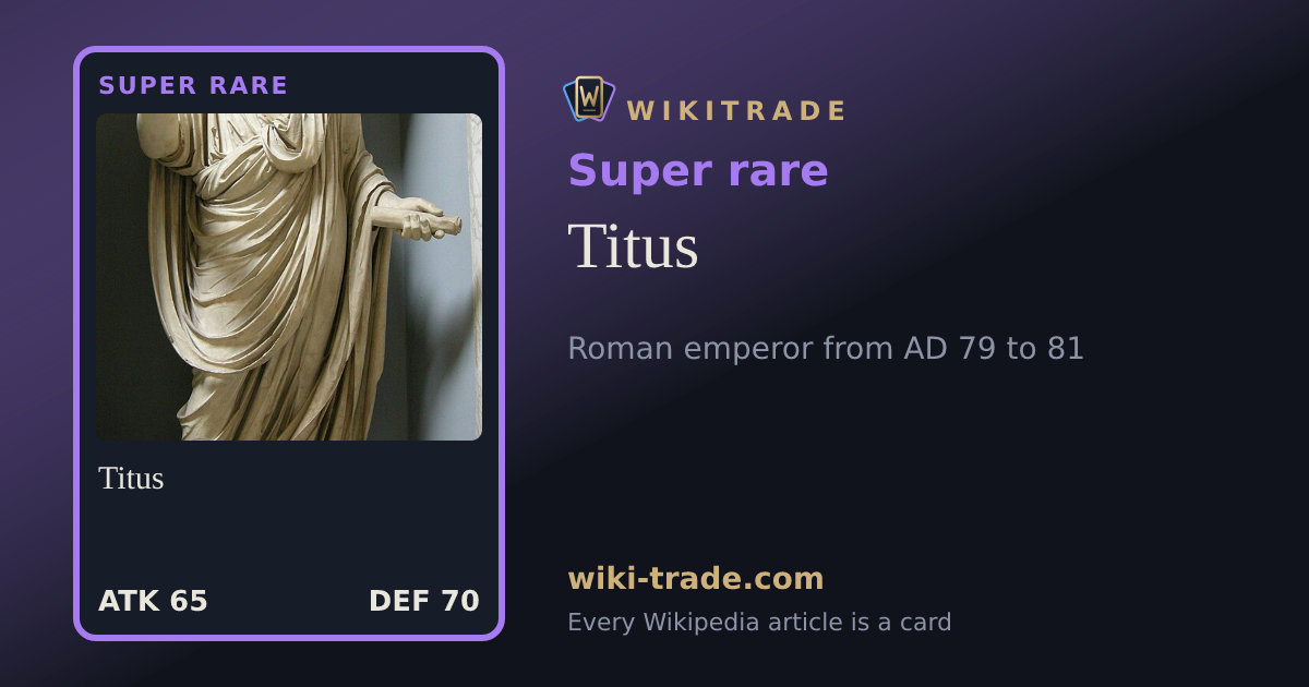 Titus — Super rare card