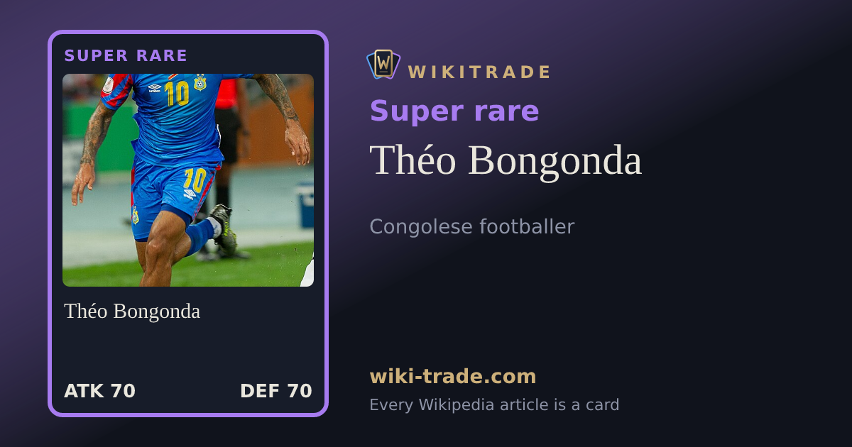 Théo Bongonda — Super rare card