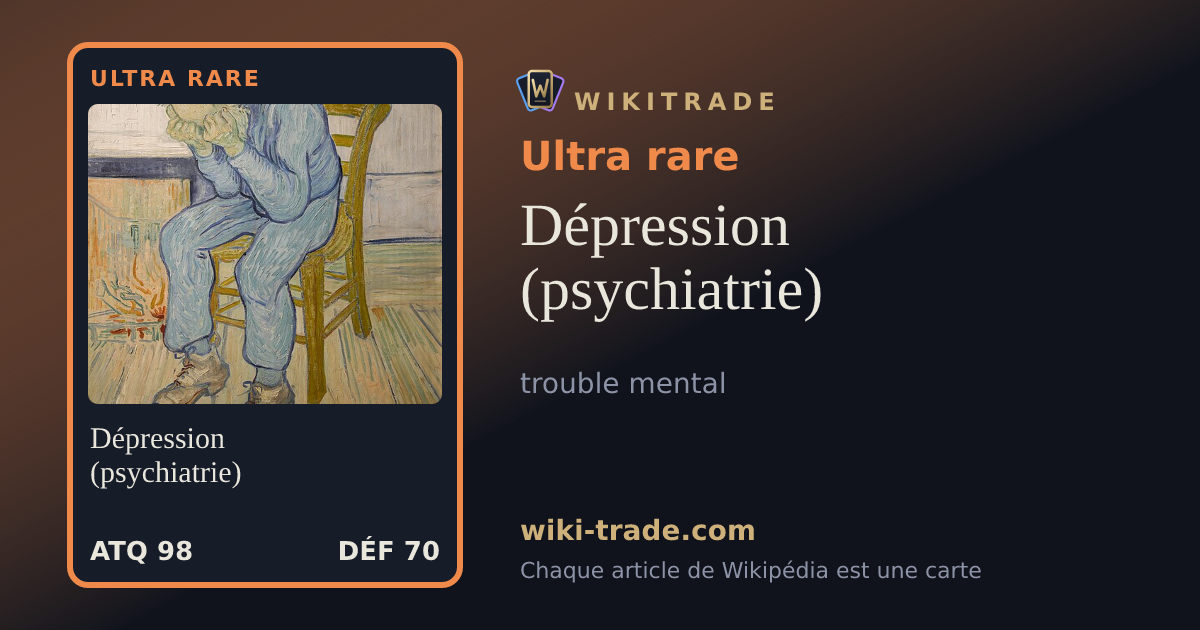 Dépression (psychiatrie) — carte Ultra rare