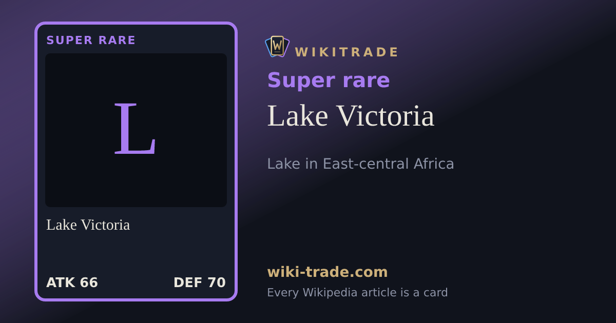 Lake Victoria — Super rare card