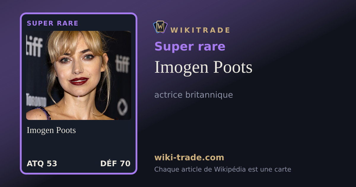 Imogen Poots — carte Super rare
