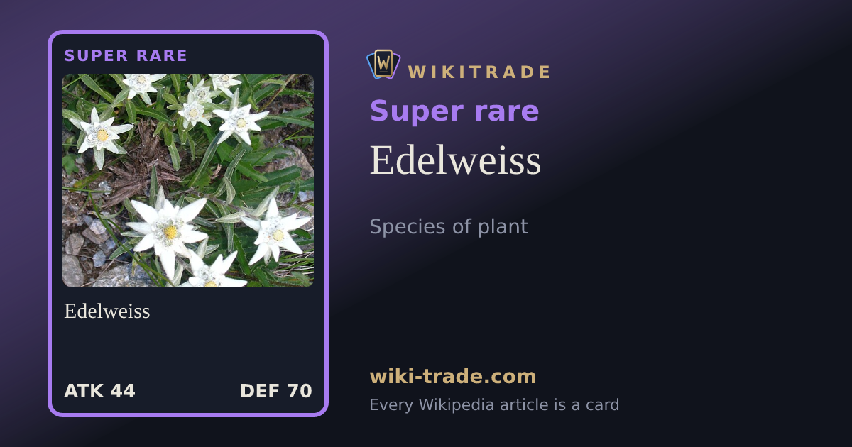 Edelweiss — Super rare card