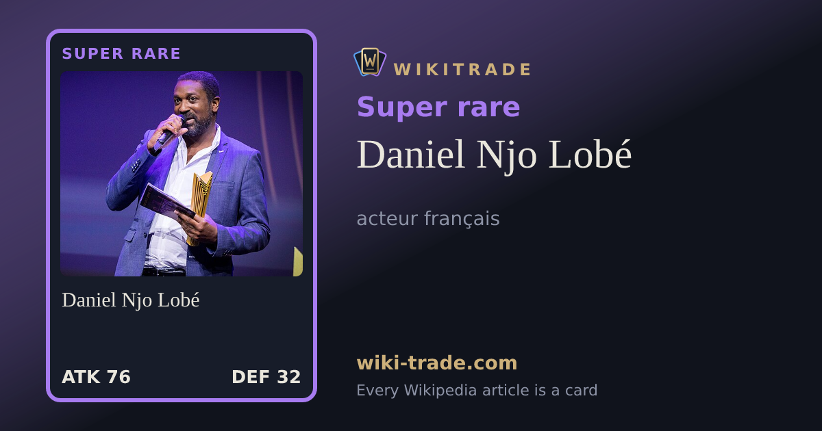 Daniel Njo Lobé — Super rare card