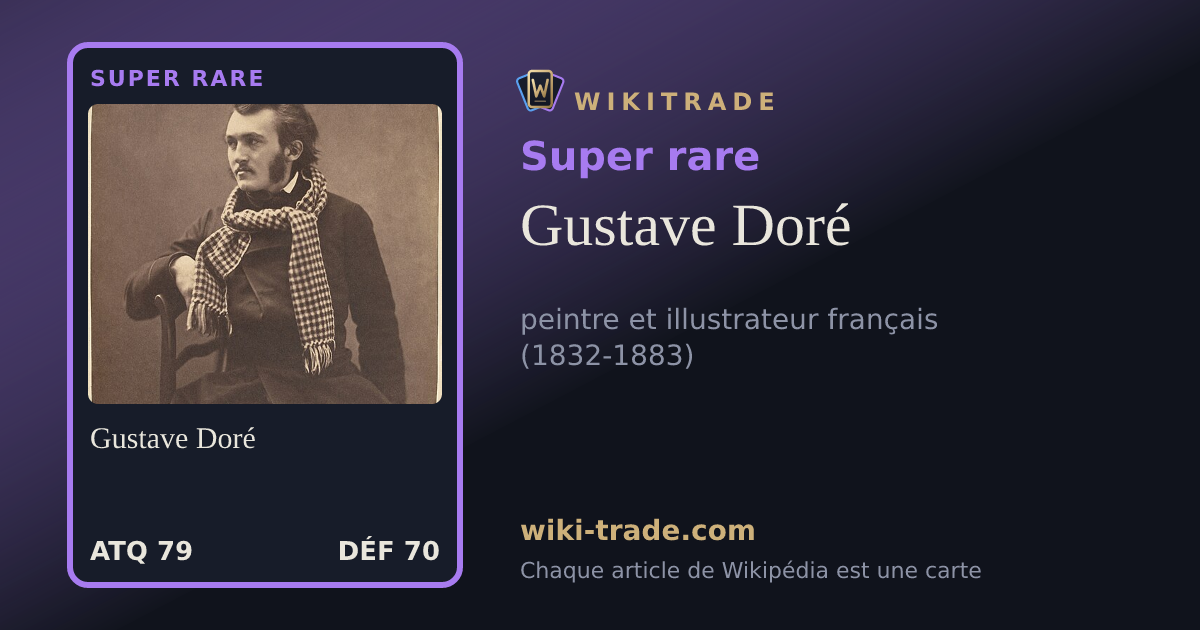 Gustave Doré — carte Super rare