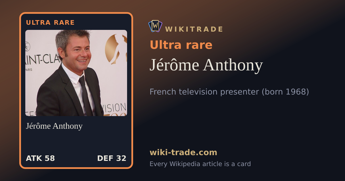 Jérôme Anthony — Ultra rare card