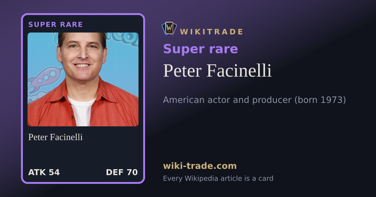 Peter Facinelli — Super rare card