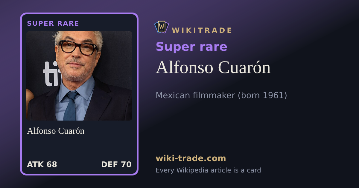Alfonso Cuarón — Super rare card