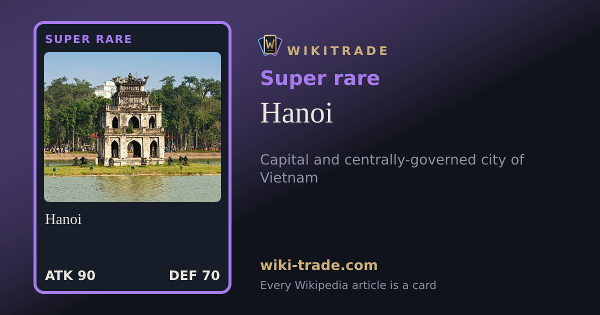 Hanoi — Super rare card