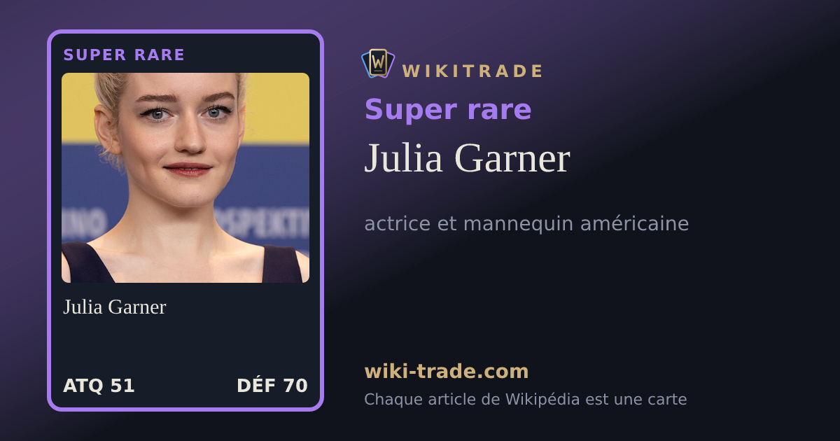 Julia Garner — carte Super rare