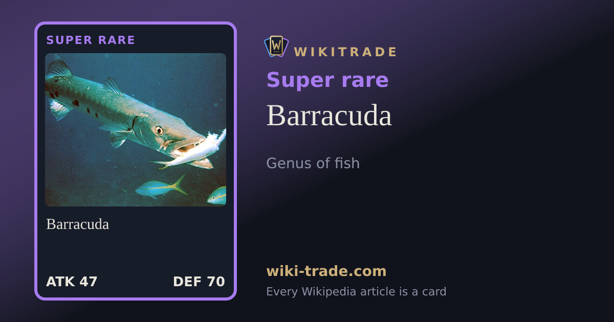 Barracuda — Super rare card