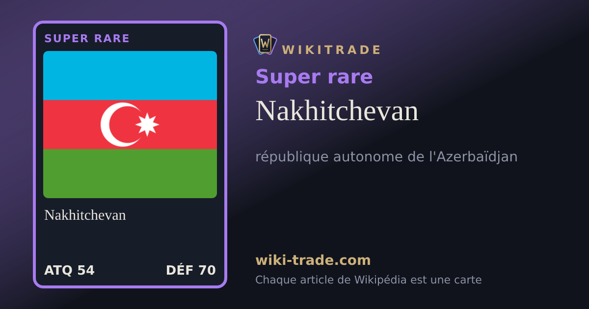 Nakhitchevan — carte Super rare
