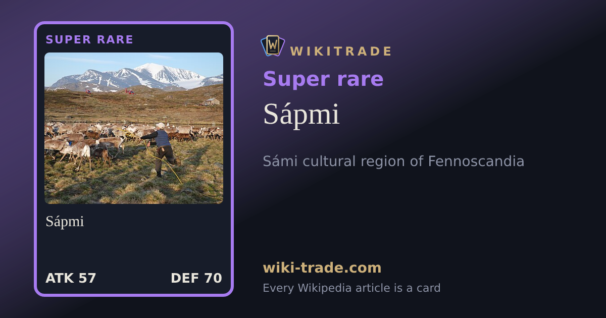 Sápmi — Super rare card