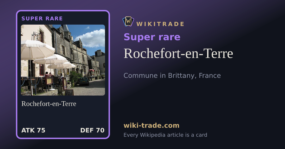Rochefort-en-Terre — Super rare card