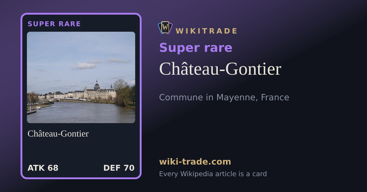 Château-Gontier — Super rare card