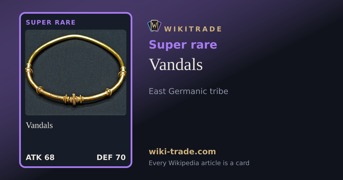 Vandals — Super rare card
