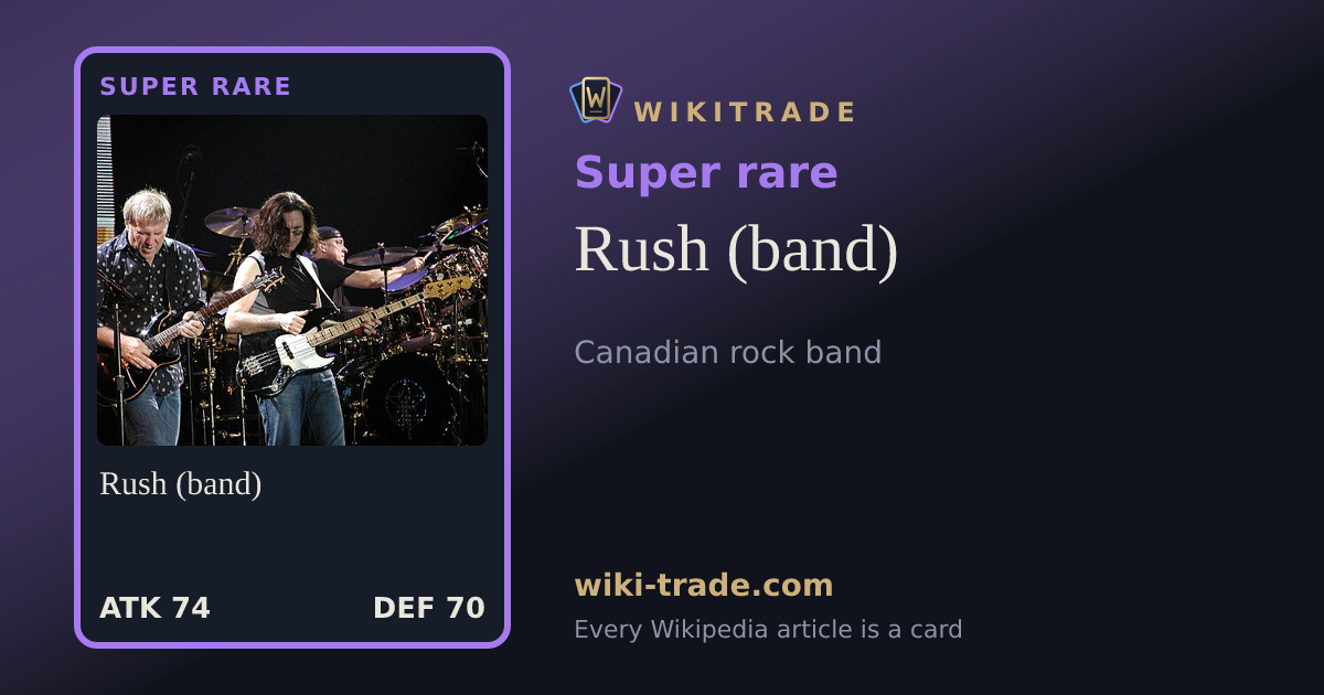 Rush (band) — Super rare card