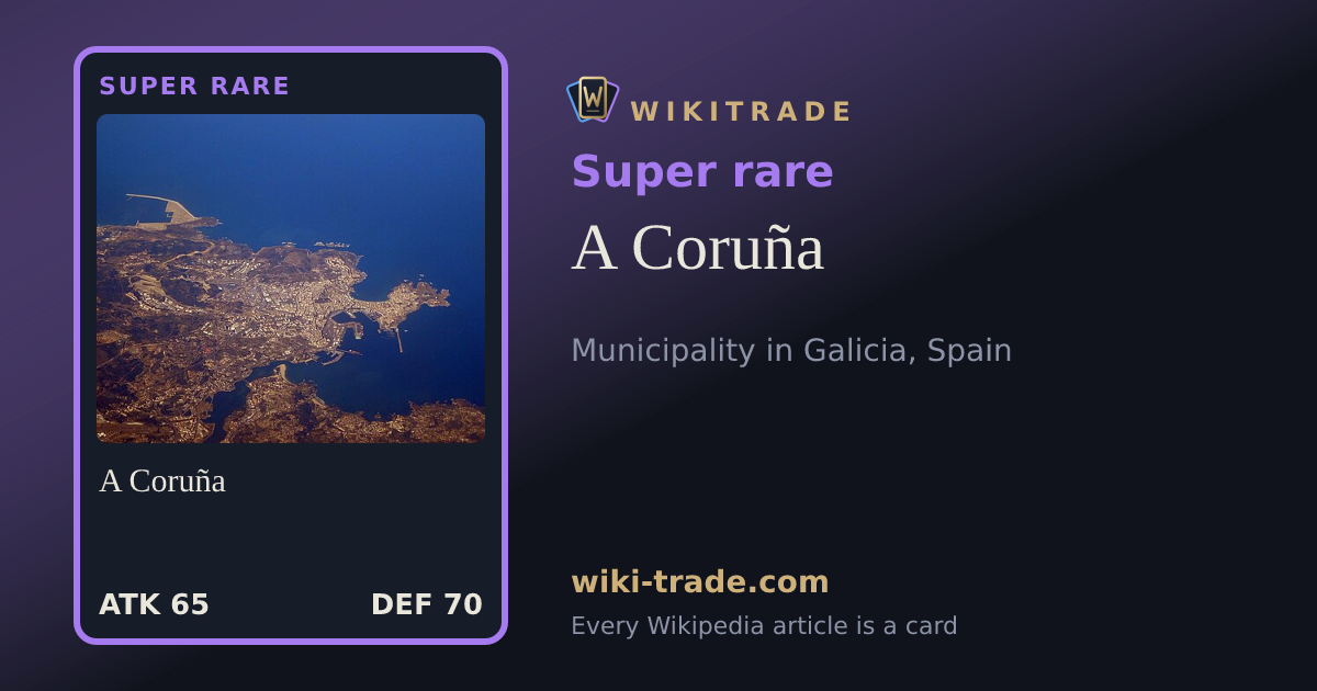 A Coruña — Super rare card