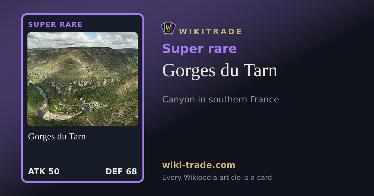 Gorges du Tarn — Super rare card