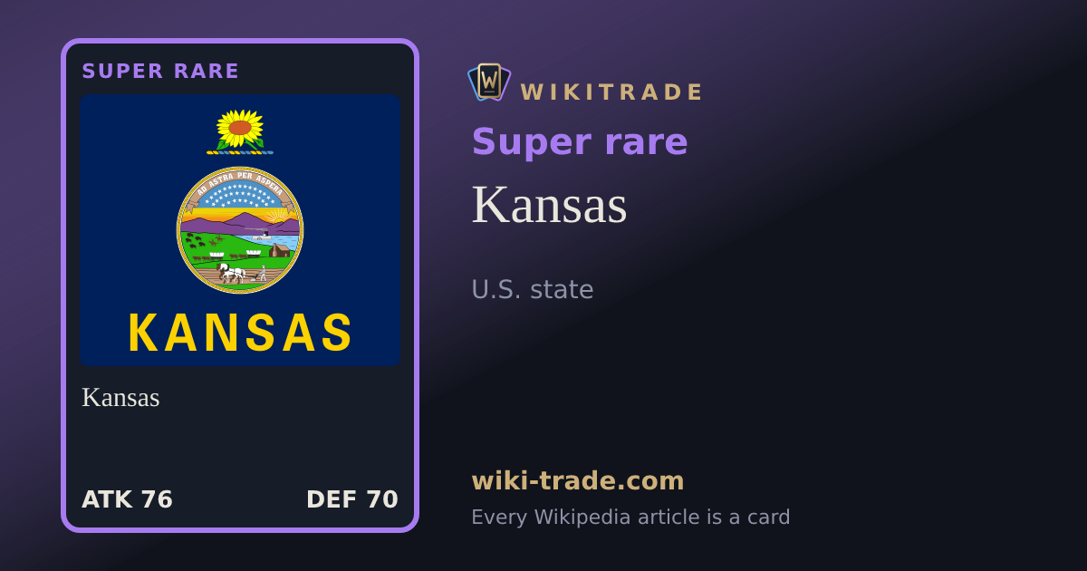 Kansas — Super rare card