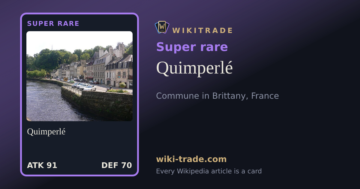 Quimperlé — Super rare card