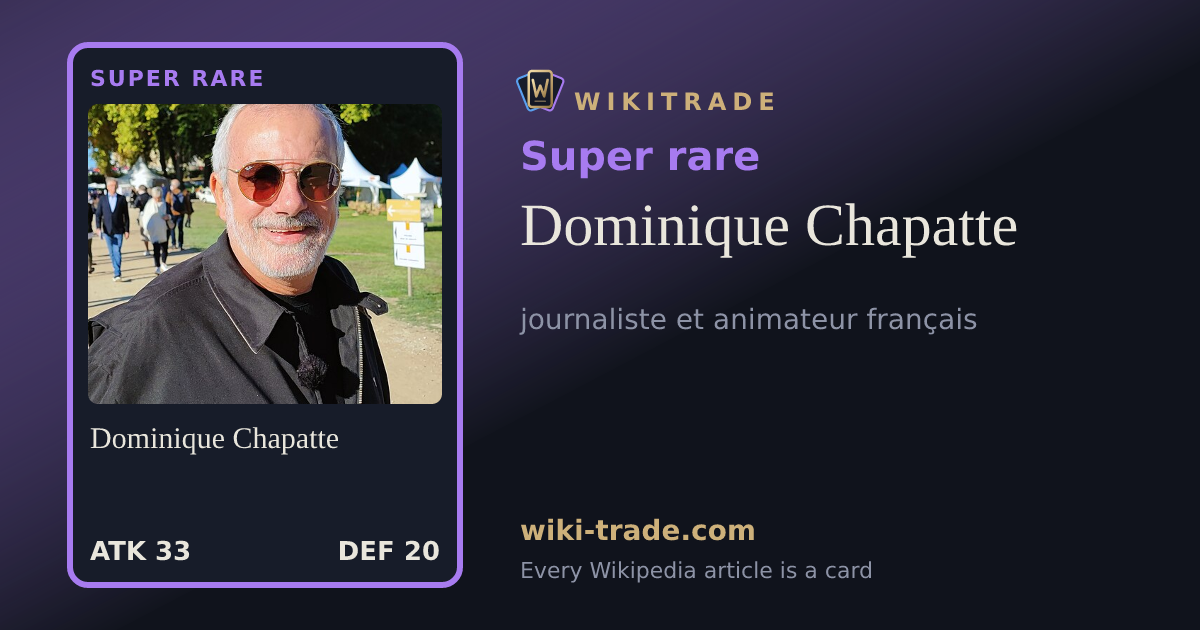Dominique Chapatte — Super rare card