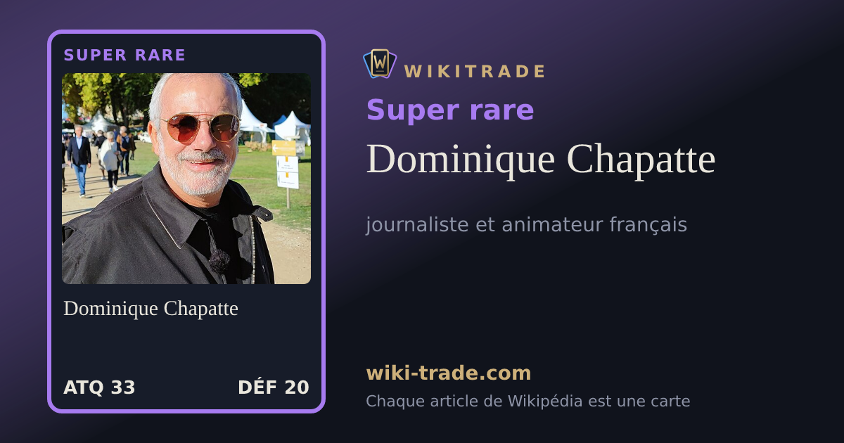 Dominique Chapatte — carte Super rare