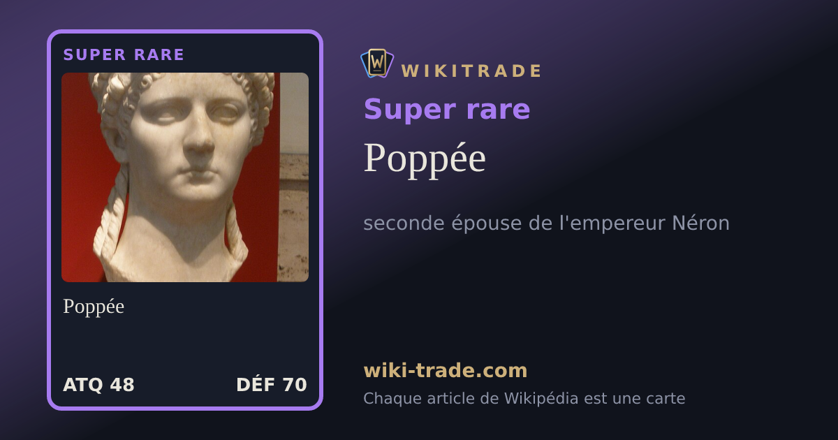 Poppée — carte Super rare