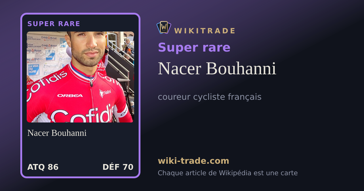 Nacer Bouhanni — carte Super rare