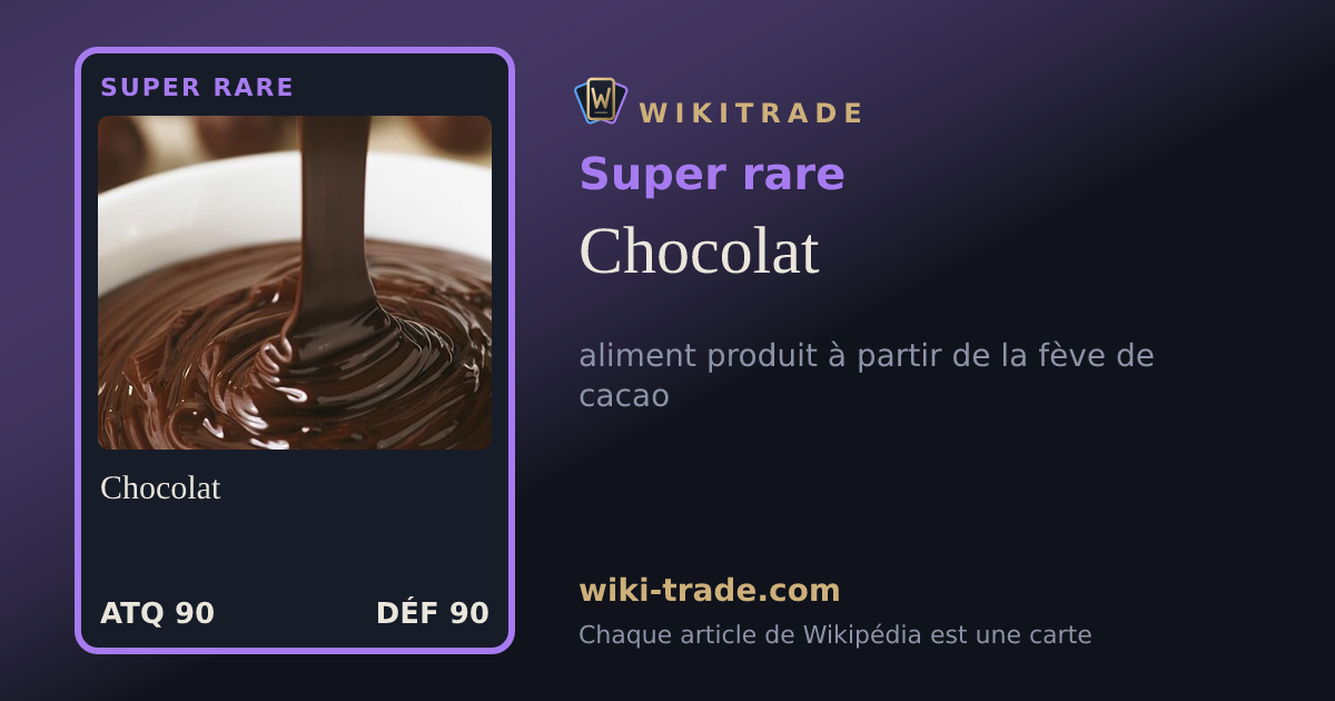 Chocolat — carte Super rare