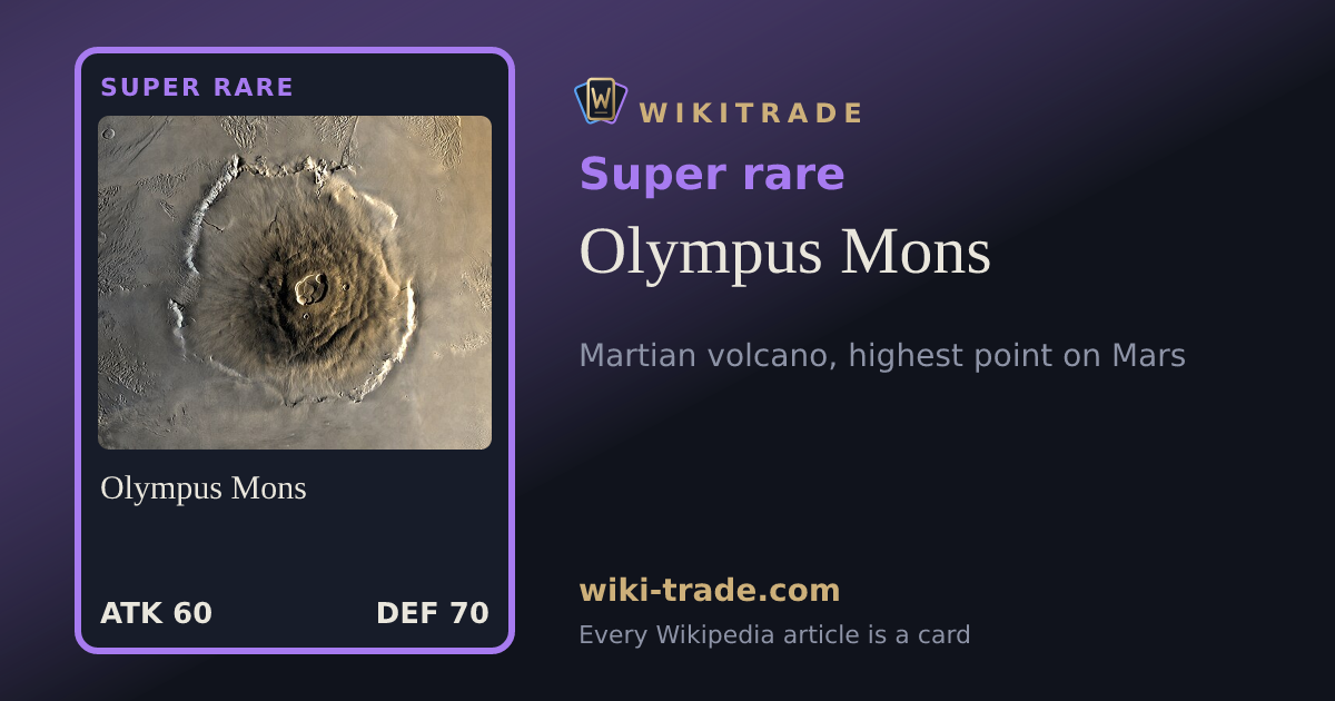 Olympus Mons — Super rare card