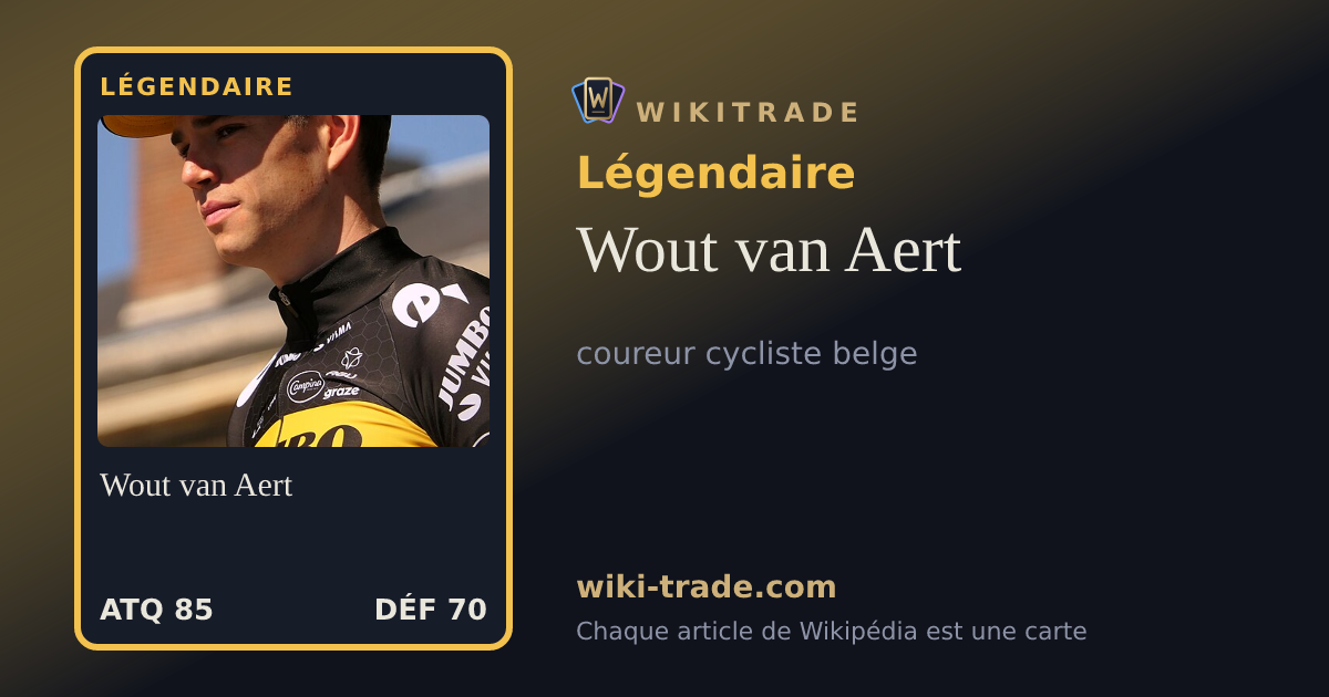 Wout van Aert — carte Légendaire